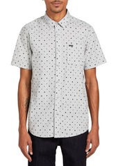 Volcom Hallock Short Sleeve Button-Up Shirt in Tower Grey at Nordstrom