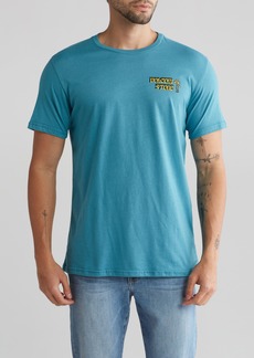 Volcom Happy Stone Cotton Graphic T-Shirt in Caribbean at Nordstrom Rack