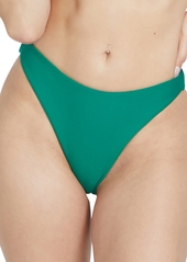 Volcom Juniors' Simply Seamless Cheeky Bikini Bottoms - Emerald Green