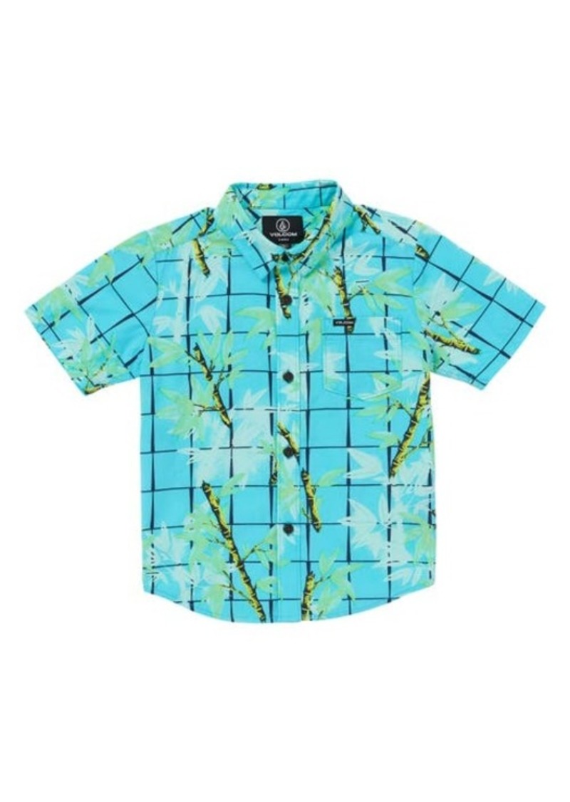 Volcom Kids' Bamboozled Short Sleeve Button-Up Shirt