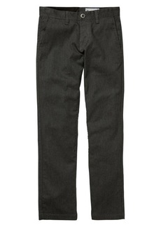 Volcom Kids' Frickin' Modern Stretch Twill Pants in Charcoal Heather at Nordstrom