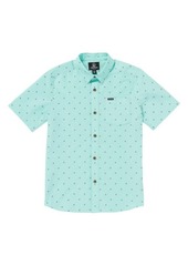 Volcom Kids' Geo Print Short Sleeve Button-Up Shirt