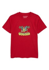 Volcom Kids' Kahlahoo Graphic Tee in Ribbon Red at Nordstrom