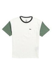 Volcom Kids' Overgrown Colorblock Cotton Cotton Pocket T-Shirt