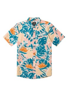 Volcom Leaf Pit Floral Short Sleeve Button-Up Shirt