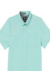 Volcom Men's Everett Oxford Short Sleeve Shirt - Dusty Aqua