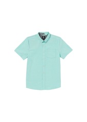 Volcom Men's Everett Oxford Short Sleeve Shirt - Dusty Aqua