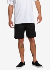 Volcom Men's Frickin Chino Elastic Waist Shorts - Mahogany