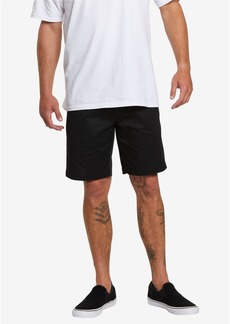 Volcom Men's Frickin Chino Elastic Waist Shorts - Black