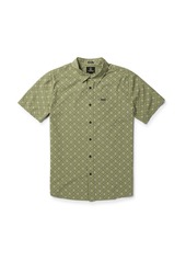 Volcom Men's Stone Mash Short Sleeve Shirt - Thyme Green