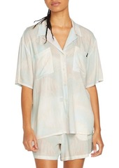 Volcom Palmy Nites Oversize Button-Up Shirt