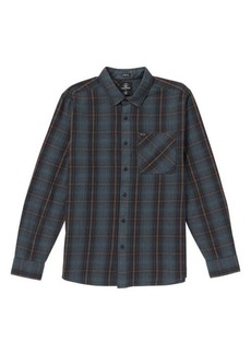 Volcom Plaid Heavy Twill Flannel Button-Up Shirt