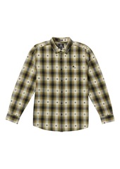 Volcom Skate Vitals Classic Fit Plaid Button-Up Shirt in Expedition Green at Nordstrom Rack
