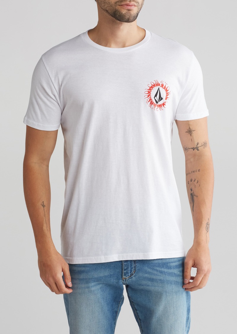 Volcom Slammer Graphic T-Shirt in White at Nordstrom Rack