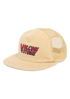 Volcom Stone Draft Cheese Trucker Hat in Straw at Nordstrom Rack