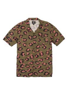 Volcom Stone Party Animal Short Sleeve Button-Up Camp Shirt
