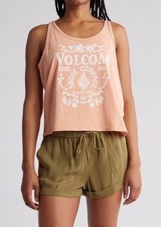 Volcom To The Bank Scoop Neck Tank Top in Clay at Nordstrom Rack