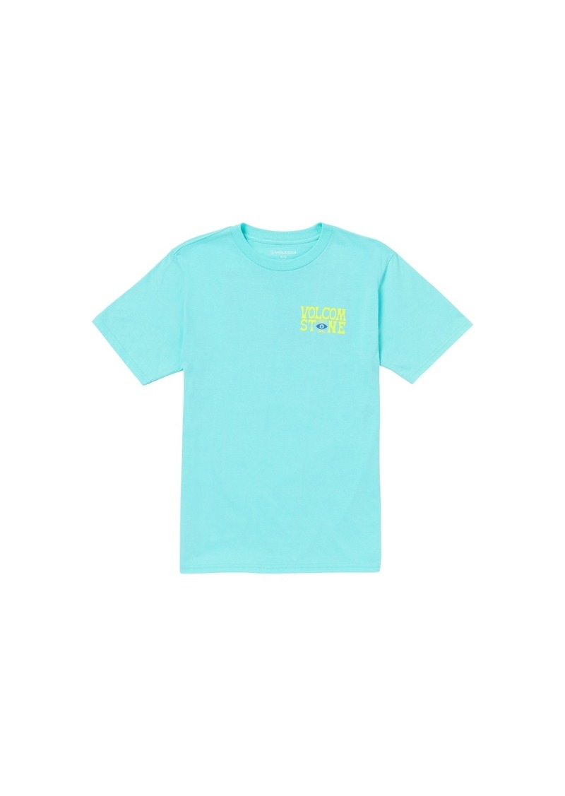 Volcom Viz Fray Short Sleeve T-shirt - Crete Blue