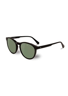 Vuarnet Men's Vl 1616 Sunglasses In Shiny Black/green