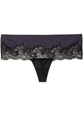 Wacoal America Inc. lace-panelled briefs