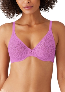 Wacoal America Inc. Wacoal Halo Lace Molded Underwire Bra 851205, Up To G Cup - First Bloom