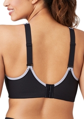 Wacoal America Inc. Wacoal Kerri Wirefree Sports Bra 852302 - Black/lilac Gray