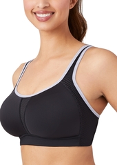 Wacoal America Inc. Wacoal Kerri Wirefree Sports Bra 852302 - Black/lilac Gray