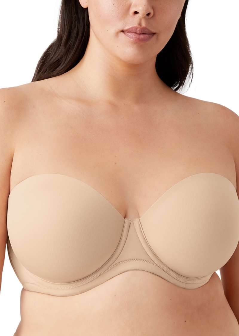 Wacoal America Inc. Wacoal Red Carpet Full Figure Underwire Strapless Bra 854119, Up To I Cup - Sand (Nude 5)