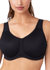 Wacoal America Inc. Wacoal Sport High-Impact Underwire Bra 855170, Up To I Cup - Lilac Gray W/zephyr
