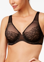 Wacoal America Inc. Wacoal Stark Beauty Rose-Lace Molded Underwire Bra 855225 - Sand (Nude 5)