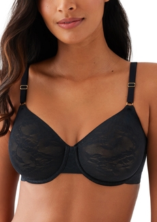 Wacoal America Inc. Wacoal Women's High Profile Floral Lace Underwire Bra - Black