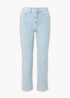 Wandler - Carnation cropped mid-rise straight-leg jeans - Blue - 32
