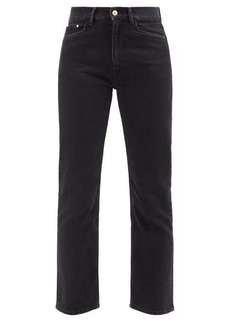 Wandler - Carnation Cropped Slim-leg Jeans - Womens - Black