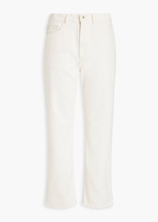 Wandler - Cropped high-rise straight-leg jeans - White - 28