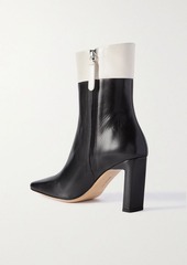 Wandler - Isa two-tone leather ankle boots - Black - EU 40