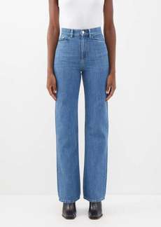 Wandler - Rose High-rise Straight-leg Jeans - Womens - Blue