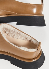Wandler Rosa Loafers with Shearling Lining