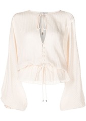We Are Kindred Aurora tie-neck blouse