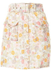 We Are Kindred Marly floral-print mini skirt