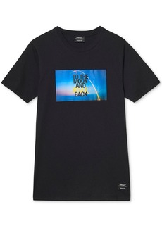 WESC To The Moon and Never Back Mens Cotton Crewneck Graphic T-Shirt