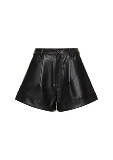 WeWoreWhat Faux Leather Shorts