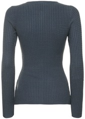 WeWoreWhat Fly Away Long Sleeve Viscose Blend Top