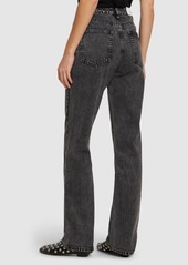 WeWoreWhat High Rise Relaxed Straight Denim Jeans