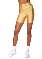 WeWoreWhat High-Waist Belted Bike Shorts