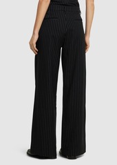 WeWoreWhat Low Rise Pinstriped Tech Pants