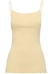 WeWoreWhat Ribbed Stretch Viscose & Nylon Top