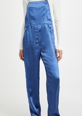 WeWoreWhat Basic Sateen Overalls