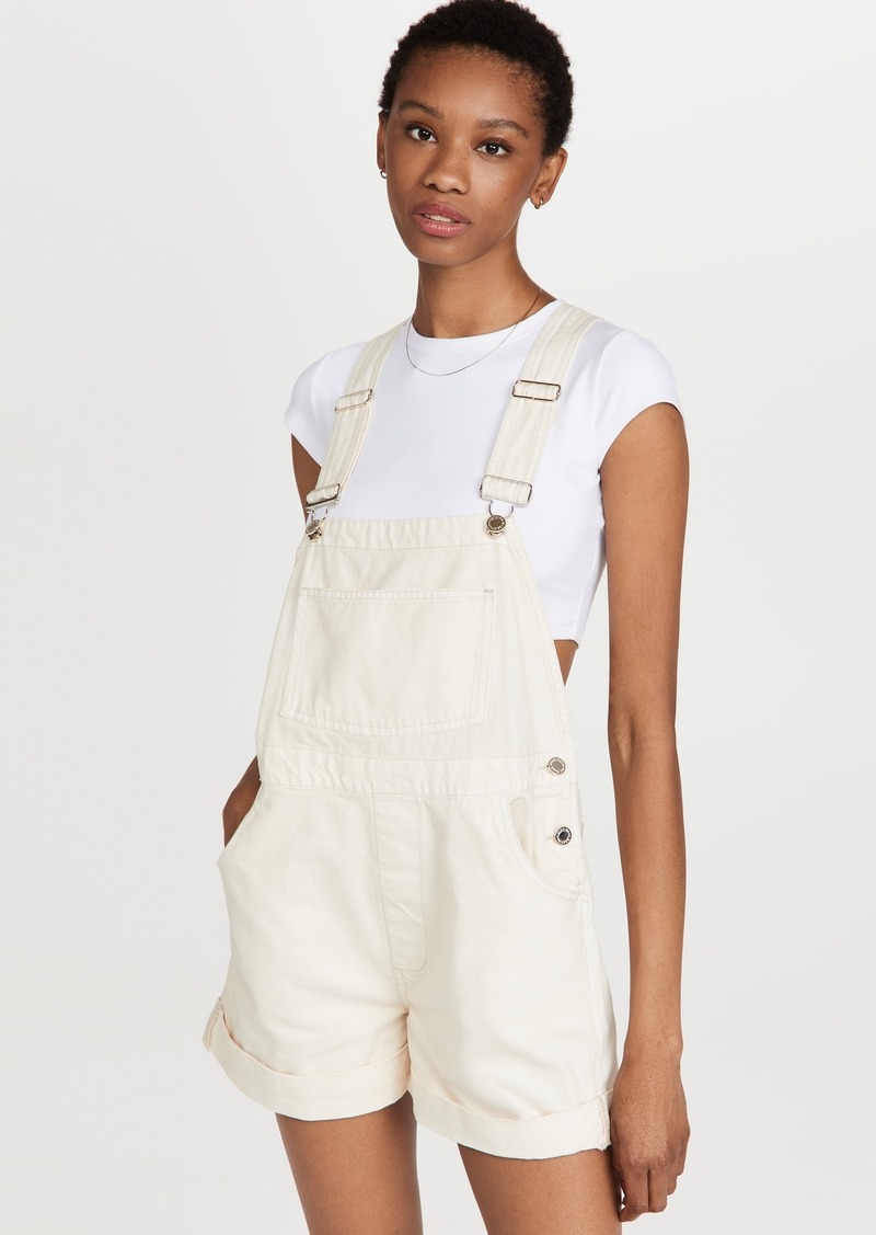 WeWoreWhat Basic Short Overalls