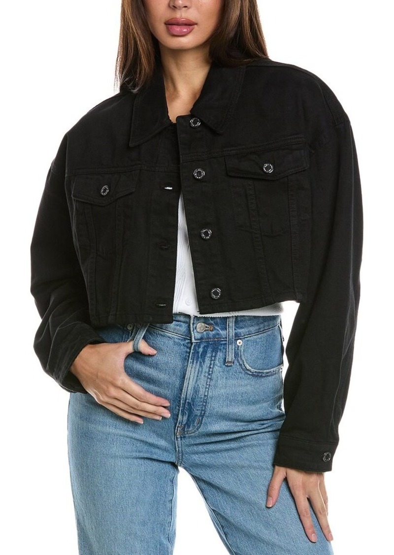 WeWoreWhat Cropped Denim Jacket