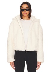 WeWoreWhat Curly Sherpa Jacket